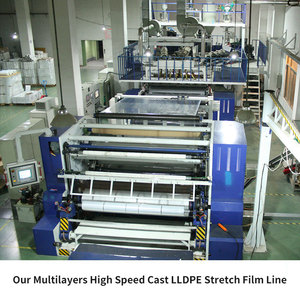 Wholesale 50kg LLDPE Stretch Film Jumbo Roll 45cm 50cm Lldpe Strech Film - Product Image 2