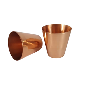 Gobelet en cuivre imprimé par sublimation avec verre à shot Moscow Mule et doseur, motif floral vintage, compatible lave-vaisselle - Product Image 5