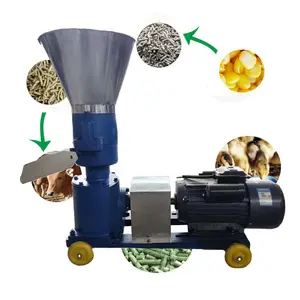 Livestock poultry chicken cattle goat animal food making machine farm pellet press pellet feed pellet processing machine