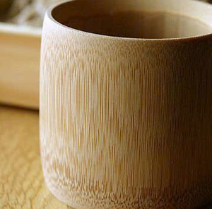 Vente en gros de tasses à boire en bambou écologiques Tasses à thé et soucoupes durables Carton emballé pour la rentrée des classes - Product Image 1