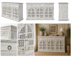 High Quality <b>Sideboard</b> Cabinet with Durable Finish and Ample <b>Storage</b> for Modern Interiors Available At Wholesale Price - Product Image 6