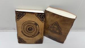Handmade Leather Journal Notebook Celtic Embossed Cover Vintage Writing <b>Diary</b> Gift for <b>Travel</b> and Everyday Use - Product Image 5