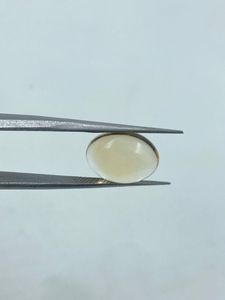 Collier en coquille de citrine semi-précieuse naturelle, couleur miel, ovale, transparent, 6,30 carats, pendentif tendance pour mariage - Product Image 1