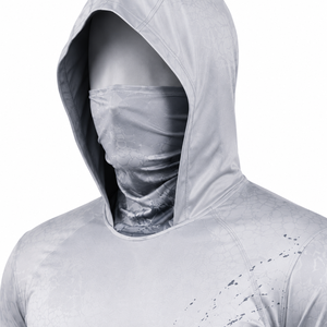 Camiseta de Pesca Sublimada de Poliéster de Secado Rápido, con Capucha, Protección UV, para Deportes Acuáticos, Diseño Ola Marina - Product Image 5