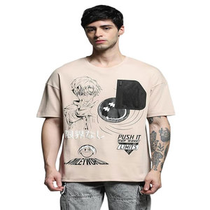 Camiseta de Alta Calidad para Hombre, de Lujo, Personalizada, 100% Algodón, Holgada, con Hombros Caídos, Cuello Redondo, Manga Corta, para Hombre y Mujer - Product Image 3