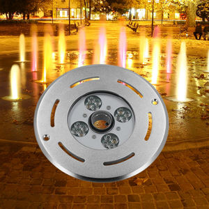 12V 6W LED Fountain <b>Light</b> Control RGB Remote Controller Stainless Steel Tempered Glass Decorative Water Features Lighting IP68 - Product Image 5