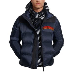 New Design OEM Men Puffer Jacket Winter Jacket Streetwear High Demand 100% Polyester Custom Winter Men's Bubble Jacket for men's - Product Image 1