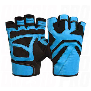 Custom Men's & Women's Gym <b>Gloves</b> Strong Leather Wrist Wraps Enhanced <b>Grip</b> Weight Lifting Fitness <b>Gloves</b> Anti Slip Half Finger - Product Image 4