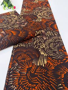 Tela de Algodón con Estampado Africano Resistente y Duradero para Vestidos, Uso Diario, Mercado de Moda Africana - Product Image 2