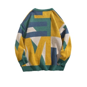 Pull en molleton 100 % nylon/acrylique de qualité supérieure, col rond, manches longues, tricoté, écologique, coupe-vent, respirant, pour homme - Product Image 2