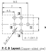 Connecteur de prise d'alimentation CC BSUN Custom DC00270 3PIN 2.5mm Jack