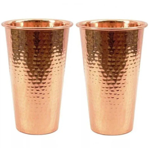 Premium Handcrafted Copper Drinking Tumbler Set Vintage Style Antique Copper Glass for Detox Water & Ayurveda Benefits Stylish - Product Image 5