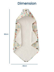 Toalla con capucha ultra suave para bebé, ligera, transpirable, absorbente, para recién nacidos, suave y acogedora, esencial para el cuidado del bebé. - Product Image 6