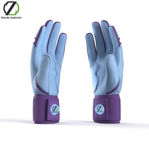 Guantes de Bateo Drip & Rip Serie Baller - Guantes de Bateo para Jóvenes y Adultos - para Sóftbol y Béisbol - Estilo de Cuero con Puño Largo - Product Image 2