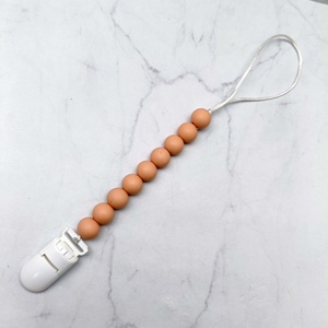 Silicone <b>Beads</b> and <b>Plastic</b> Clip-Cute Portable Daily Use Accessories - Product Image 1