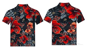 Chemise Hawaïenne Décontractée à Imprimé Floral pour Hommes Adultes, Grande Taille, Tissée, Élégante et Respirante, Séchage Rapide, Tissu Sergé - Product Image 6