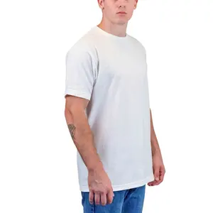 화이트 100% 코 튼 빈 Tshirt 일반 사용자 정의 2021 봄 최신 디자인 고품질 사용자 정의 t 셔츠