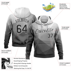 Youth Adult Sports Hoodies Full Sublimation Breathable Quick Dry Performance Wear Custom Team Design - Product Image 2