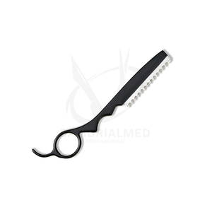 Wholesale Sambrialmed International Professional High Quality Durable Men's Single <b>Blade</b> Steel Handle Finger Ring Hair Razors - Product Image 6