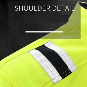 Chaqueta de seguridad reflectante de alta visibilidad para hombre, ropa de trabajo de seguridad para exteriores, OEM, precio económico. - Product Image 4