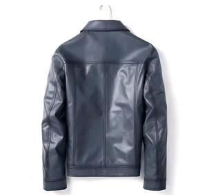 2026 Spring and Autumn Windproof Leather <b>Jacket</b> Outdoor Sports Leisure American <b>Retro</b> Street <b>Motorcycle</b> Leather <b>Jacket</b> - Product Image 2