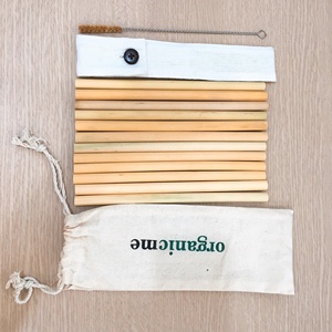 Pajitas de bambú naturales reutilizables al por mayor, fuertes y duraderas, ideales para beber, procedentes de Vietnam. - Product Image 5