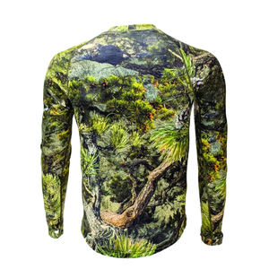 Men Hunting <b>Camo</b> <b>Top</b> Long Sleeve Outdoor Field Apparel Lightweight Shirt for Woodland Hunting Camping and Hiking Trips - Product Image 2