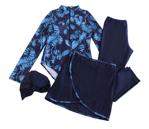 Maillot de bain sans couture en tissu personnalisé bleu, maillots de bain de haute qualité, nouveau design, maillot de bain une pièce pour femmes, bikini. - Product Image 6