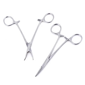 คีมหนีบหลอดเลือด AMETRINE SURGICAL แบบแมนนวล ทำจากสแตนเลส ปลายโค้ง ขนาด 12.5 ซม. ได้รับการรับรองมาตรฐาน CE ระดับ Class I - Product Image 3