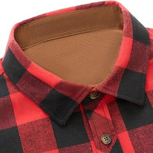 Chemise en flanelle pour homme à prix de gros, dernier style, très vendue, anti-plis, matériau durable, entièrement personnalisable - Product Image 5