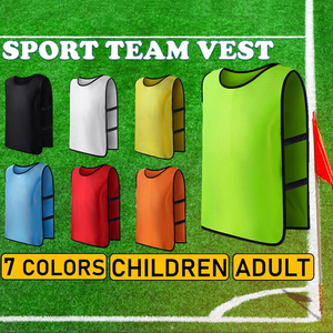 Low MOQ Fast Arrived Best Quality Custom Soccer <b>Training</b> <b>Bibs</b> Breathable Lightweight Mesh Tank Men's Adult All Sizes Winter - Product Image 6