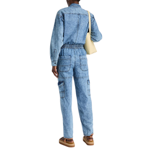 Combinaison élégante pour femme, jambe large, mode, fournisseur OEM ODM - Product Image 2