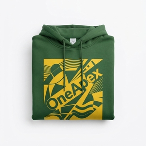 Men <b>Green</b> Graphic Hoodie Oversized Pullover Sweatshirt Custom Streetwear Fleece Hooded Sweatshirt OEM <b>Clothing</b> Premium - Product Image 4