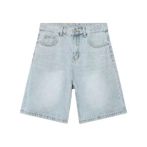 Wholesale Faded <b>Jeans</b> Shorts Customized <b>Jeans</b> Shorts Vintage Mid Waist Faded Acid Wash Denim Shorts <b>Men</b> - Product Image 3