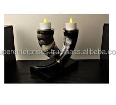 High Demand Horn With Metal Candle Lanterns Home Decor Luxury Scented Candles <b>Holders</b> Tea Light Candle Stands With High Finished - Product Image 3
