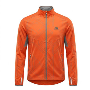Breathable <b>Running</b> <b>Winter</b> <b>Jacket</b> For Men Full Zip Sports Outerwear Designed For <b>Running</b> Training Exercise And Daily Activities - Product Image 1