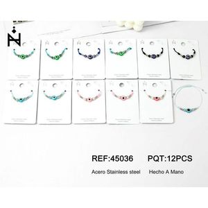 Pulsera de Moda Número 10 con Diseño de Ojo y Cuerda para un Estilo y Elegancia Únicos - Product Image 1