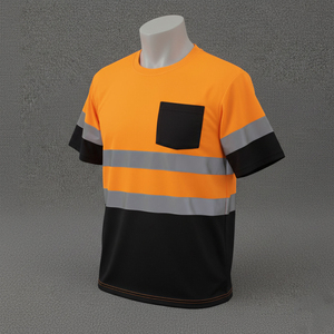 Camisa Reflectante de Alta Visibilidad Profesional para Obras de Construcción y Proyectos de Ingeniería - Product Image 5
