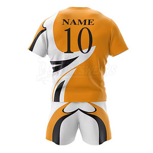 Modern <b>Athletic</b> Breathable Structure Regular Fit Durable Training And Match Apparel Rugby Uniform For Sports Teams - Product Image 2