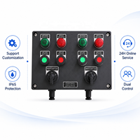 Estación de Control de Botones a Prueba de Explosiones IP65 de 220V 380V Directo de Fábrica, Control de Circuito Dual para Motores, Bombas y Ventiladores
