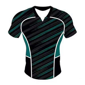 ชุดรักบี้แบบกำหนดเอง ชุดทีมกีฬา เสื้อรักบี้แบบซับลิเมชั่น ระบายอากาศได้ดี ไซส์ใหญ่ เสื้อรักบี้ชาย - Product Image 5