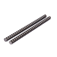 Sistema de Tirantes con Tuerca de Mariposa de Acero Industrial, Accesorios para Andamios, Diámetro de 15/17 mm, Superficie Galvanizada, Encofrado 110-180