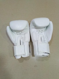 ถุงมือชกมวย Fairtex รุ่นขายดีที่สุด หนังแท้คุณภาพสูง 100% ถุงมือชกมวย Fairtex สีขาวแบบสั่งทำพิเศษ สำหรับการฝึกซ้อม - Product Image 4