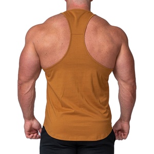 Latest Men Casual Tank Top Sports Soft Men Tank Top Solid Color Muscle Fitness Wear Tank Top For Men High Quality Tank Tops - Product Image 2