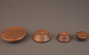 Perillas Redondas de Madera Lisas, Elegantes Tiradores de Cocina de Madera, Tiradores de Gabinete Contemporáneos de Lujo, Perillas Redondas de Madera para Gabinetes - Product Image 3