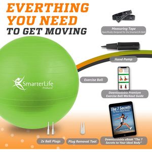 Ballon de Yoga et de Fitness pour la Grossesse – Entraînement de Stabilité et Renforcement du Core – Thérapie Physique – Stabilité et Équilibre – Modèle C - Product Image 3