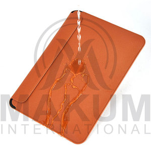 Brown Leather <b>Laptop</b> <b>Sleeve</b> Case with Magnetic Closure for MacBook and Other <b>Laptops</b> - Product Image 3