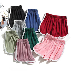 Pantalones Cortos Deportivos para Hombre, de Color Sólido, Cintura Elástica, con Franja Lateral, Estilo Casual, Largo Medio, Tejido Transpirable - Product Image 5