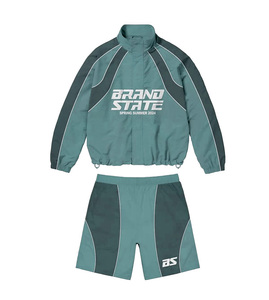 Conjunto Casual de Verano Corto y Sudadera con Capucha Estilo Urbano al por Mayor Personalizable para Hombre - Ropa de Entrenamiento - Product Image 6