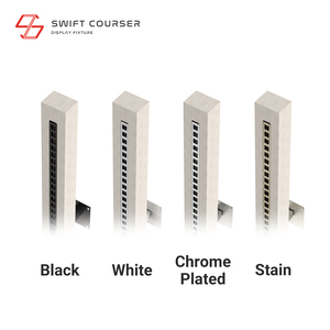 Nuevo Diseño de Percheros de Pared Metálicos con Cubierta de Madera y Riel Eléctrico para Tiendas Minoristas - Product Image 6